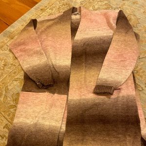 Petite ombré pocket cardigan